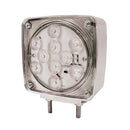 766- 24 LED SQUARE DIRECTIONAL LIGHT WITH 2 CHROME SCREWS (LEFT)