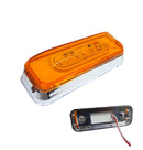 796- 4 LED SIDE CEILING LIGHT WITH WIDE CHROME BASE